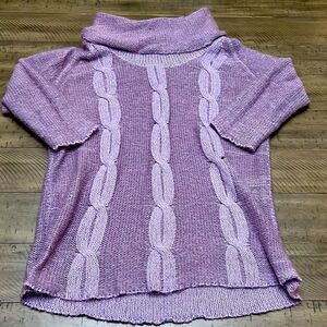 NY collection sweater in lilac